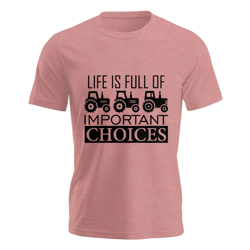 Image of Life Is Full Of Important Choices 35 - Unisex Jersey Short Sleeve Tee