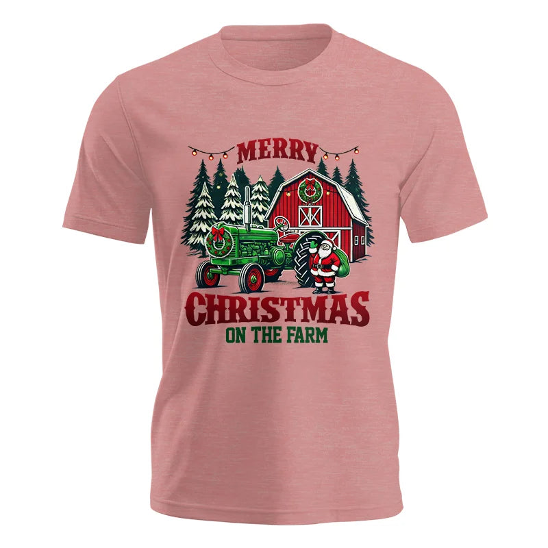 Merry Christmas On The Farm 3 - Unisex Jersey Short Sleeve Tee