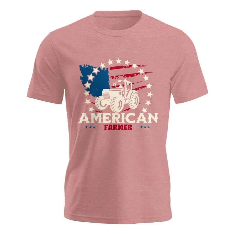 Proud To Be An American Farmer Citizen Veteran - Unisex Jersey Short Sleeve Tee