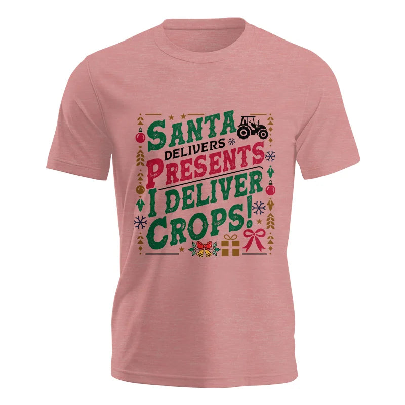 Santa Deliver Present I Deliver Crops! - Unisex Jersey Short Sleeve Tee