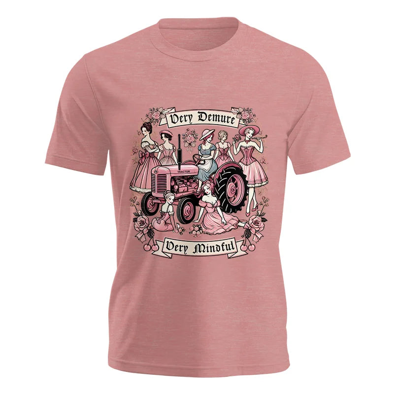 Very Demure Very Mindful Tractor - Unisex Jersey Short Sleeve Tee