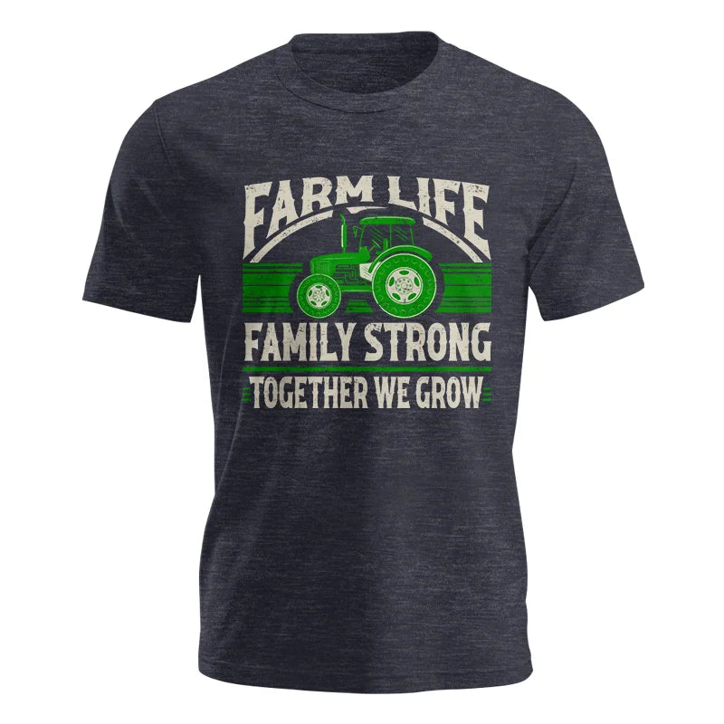 Farm life Family Strong_Together We grow - Unisex Jersey Short Sleeve Tee