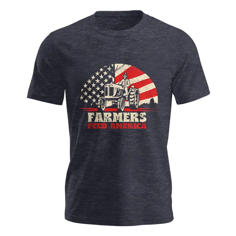 Farmers Feed America Support Farmers - Unisex Jersey Short Sleeve Tee