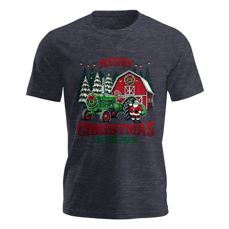 Merry Christmas On The Farm 3 - Unisex Jersey Short Sleeve Tee