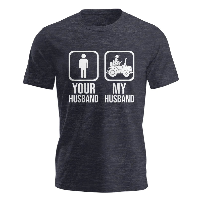 My Husband Is Cooler Than Yours Funny Farm Tractor 1 - Unisex Jersey Short Sleeve Tee