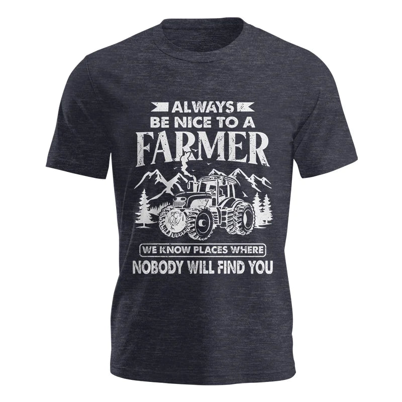 Nice Farmer Funny Tractor Rancher Farming - Unisex Jersey Short Sleeve Tee