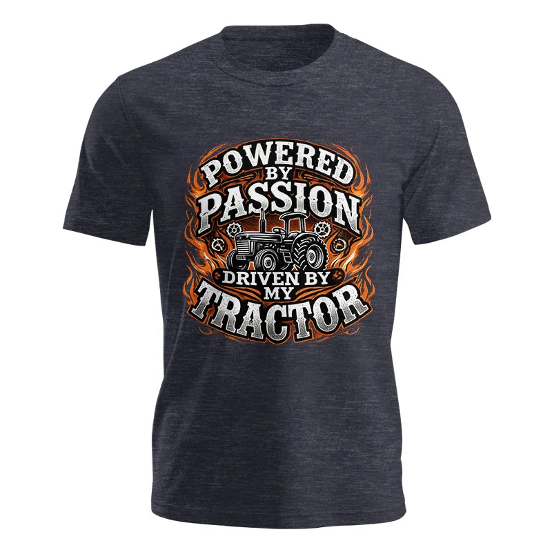 Image of Powered By Passion Driven By My Tractor 5 - Unisex Jersey Short Sleeve Tee