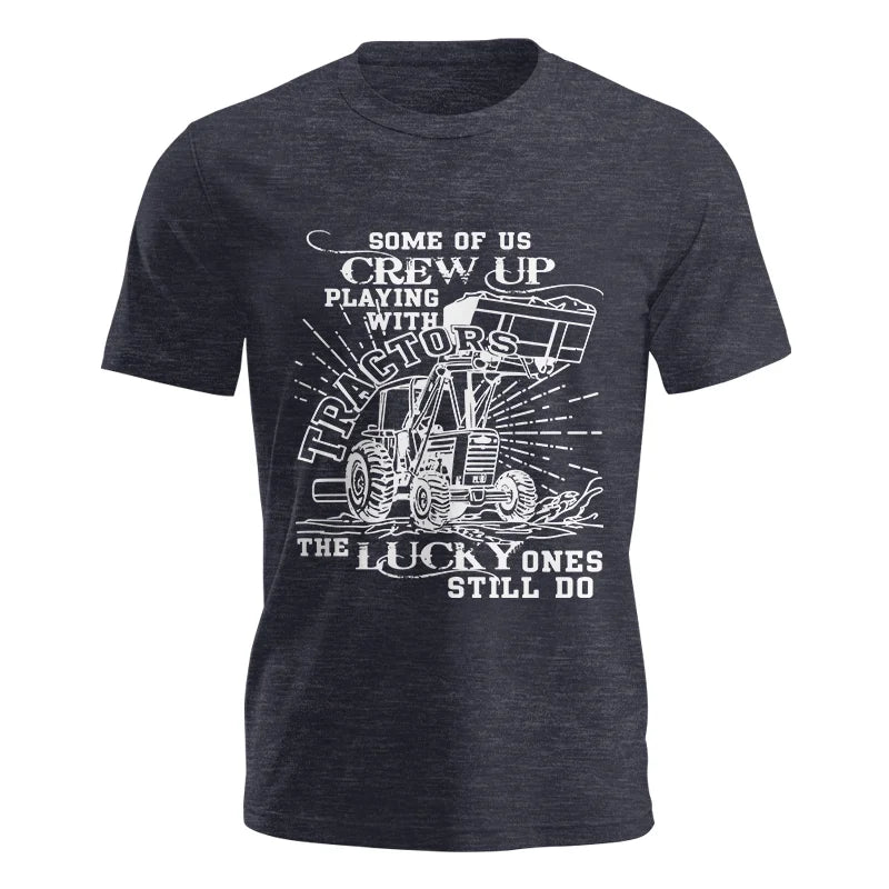 Image of Some Of Us Grew Up Playing With Tractors 1 - Unisex Jersey Short Sleeve Tee