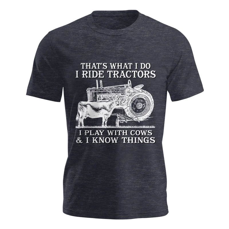 Image of That's What I Do I Ride Tractors - Unisex Jersey Short Sleeve Tee