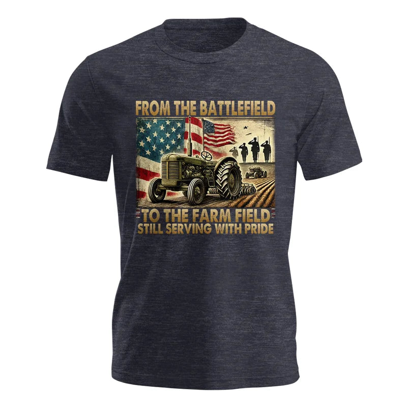 Image of Veteran Farmer From The Battlefield To The Farm Field 1 - Unisex Jersey Short Sleeve Tee