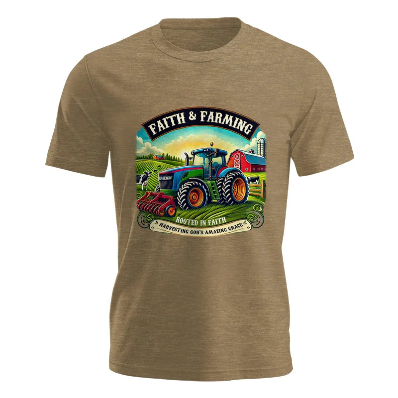 Image of Faith And Farming 2 - Unisex Jersey Short Sleeve Tee