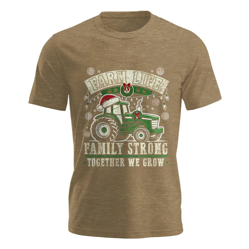 Image of Farm Life Family Strong Together We Grow - Unisex Jersey Short Sleeve Tee