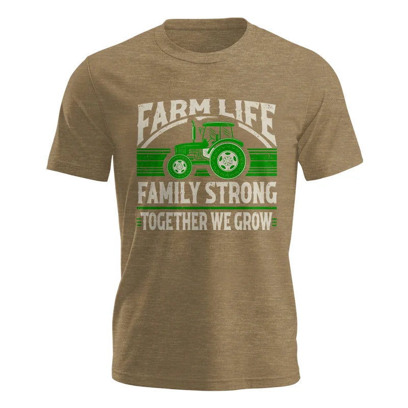 Image of Farm life Family Strong_Together We grow - Unisex Jersey Short Sleeve Tee