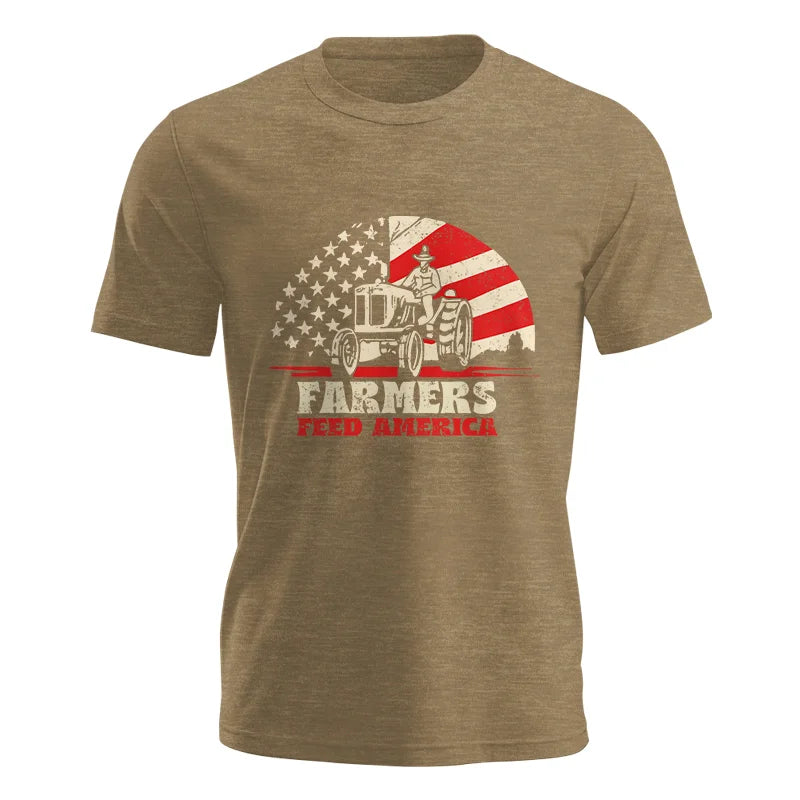 Farmers Feed America Support Farmers - Unisex Jersey Short Sleeve Tee