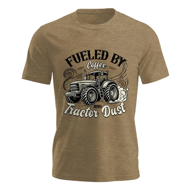 Fueled By Coffee And Tractor Dust 2 - Unisex Jersey Short Sleeve Tee