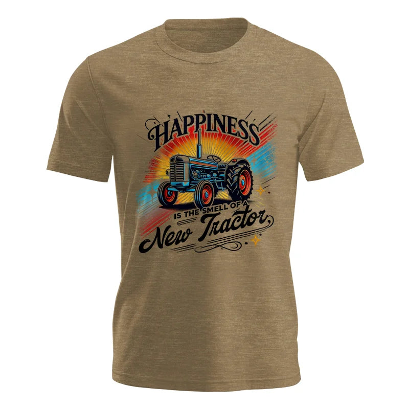 Happiness Is The Smell Of A New Tractor - Unisex Jersey Short Sleeve Tee