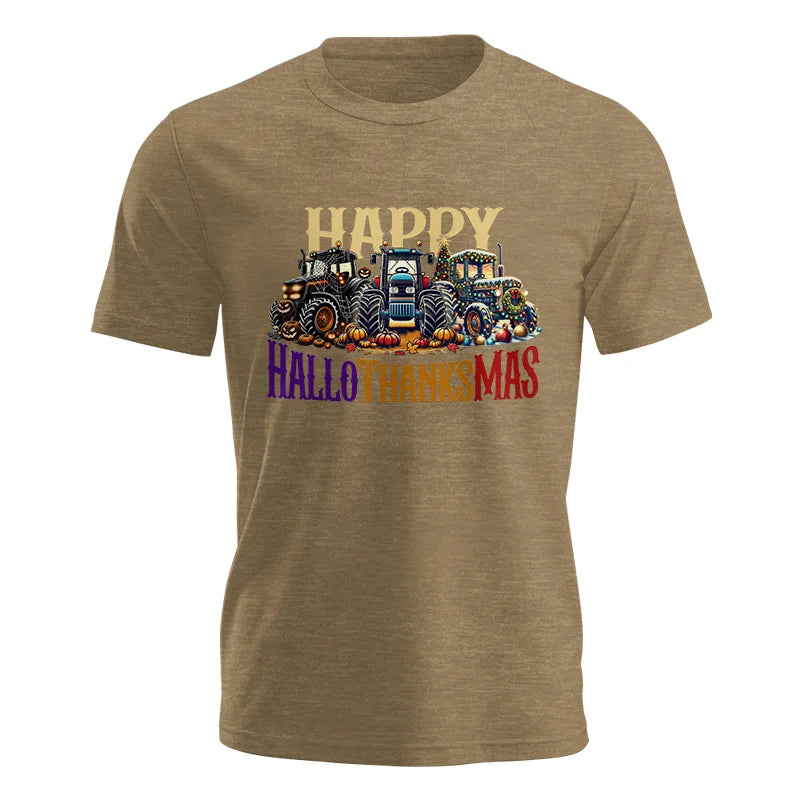 Happy HalloThanksMas - Unisex Jersey Short Sleeve Tee