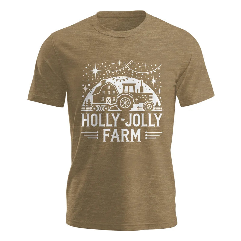 Holly Jolly Farm 2 - Unisex Jersey Short Sleeve Tee