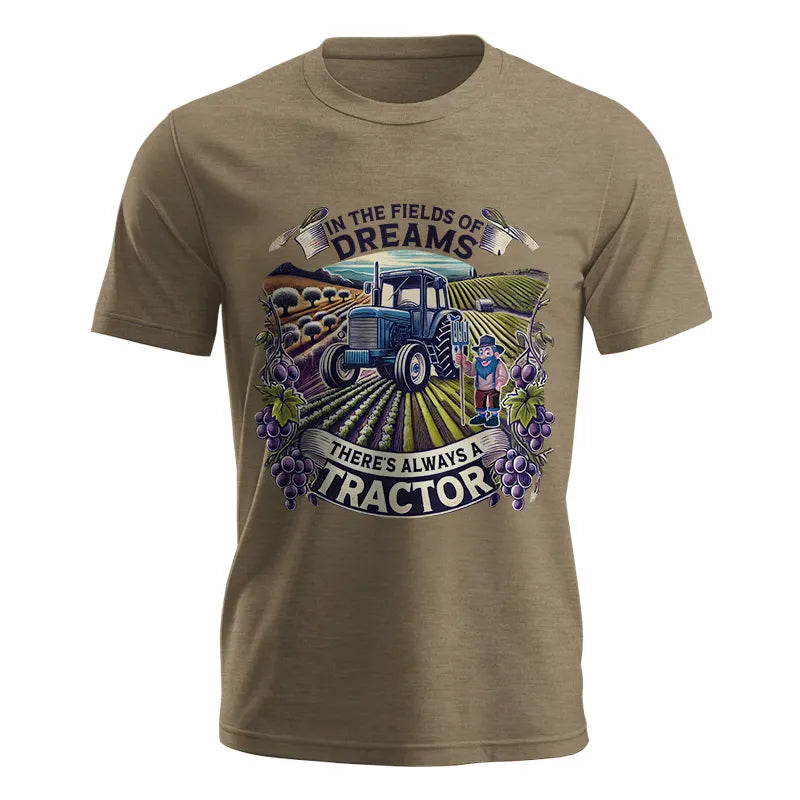 In The Fields Of Dreams There's Always A Tractor 1 - Unisex Jersey Short Sleeve Tee