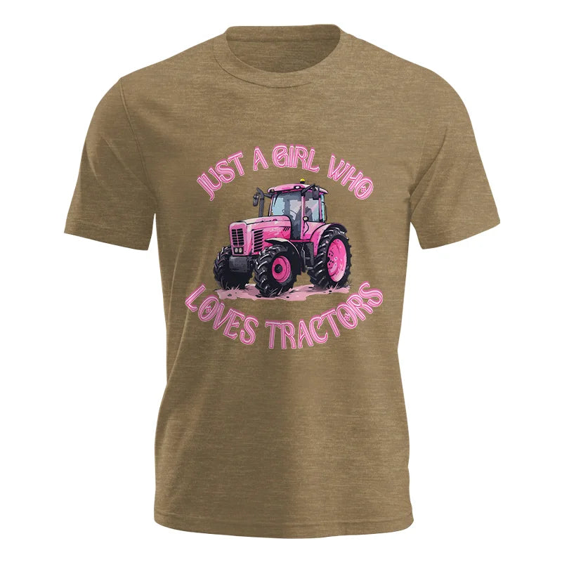 Image of Just A Girl Who Loves Tractors 1 - Unisex Jersey Short Sleeve Tee