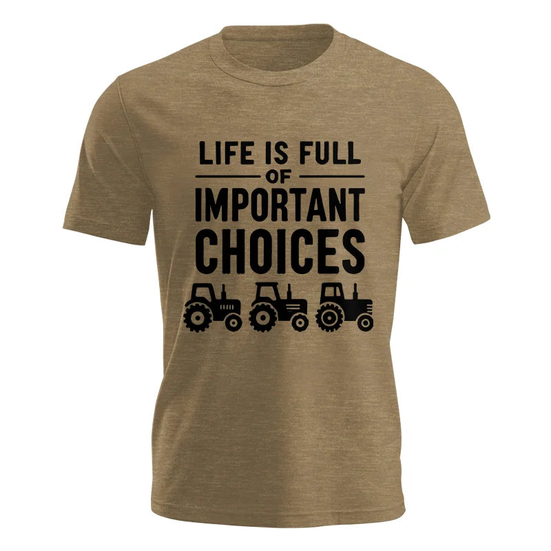 Image of Life Is Full Of Important Choices 27 - Unisex Jersey Short Sleeve Tee