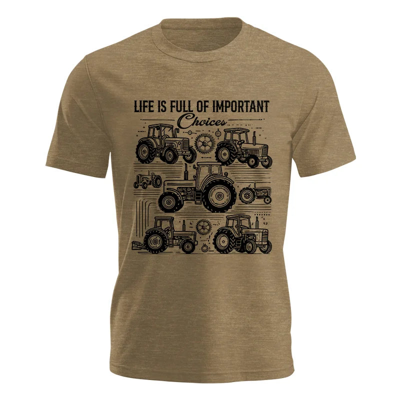 Image of Life Is Full Of Important Choices - Unisex Jersey Short Sleeve Tee