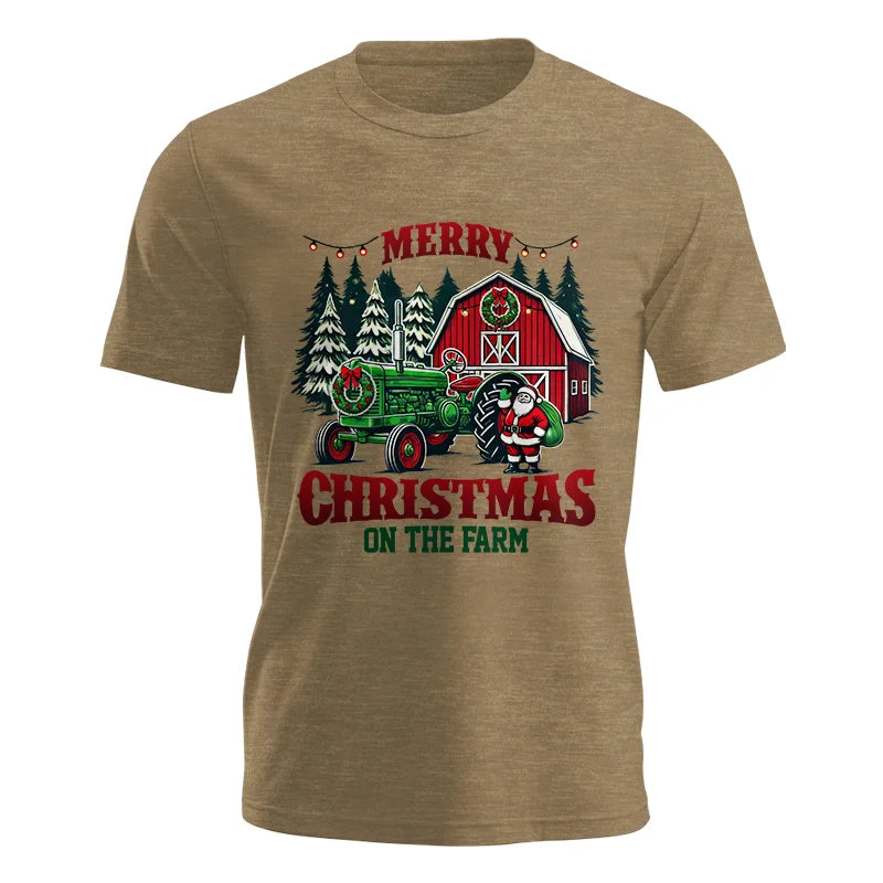 Merry Christmas On The Farm 3 - Unisex Jersey Short Sleeve Tee