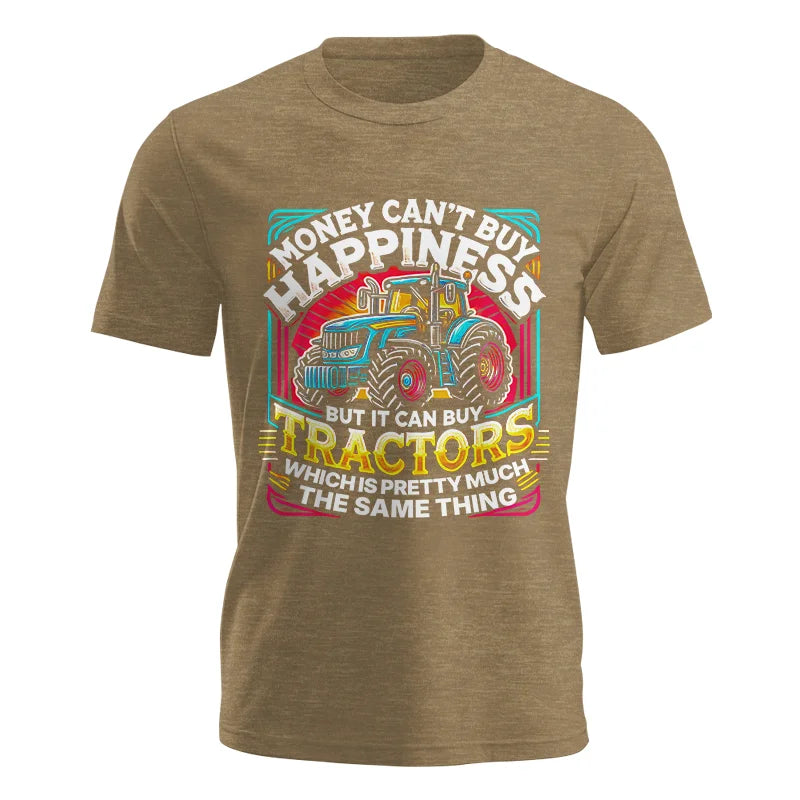 Money Can't Buy Happiness Can Buy Tractors - Unisex Jersey Short Sleeve Tee