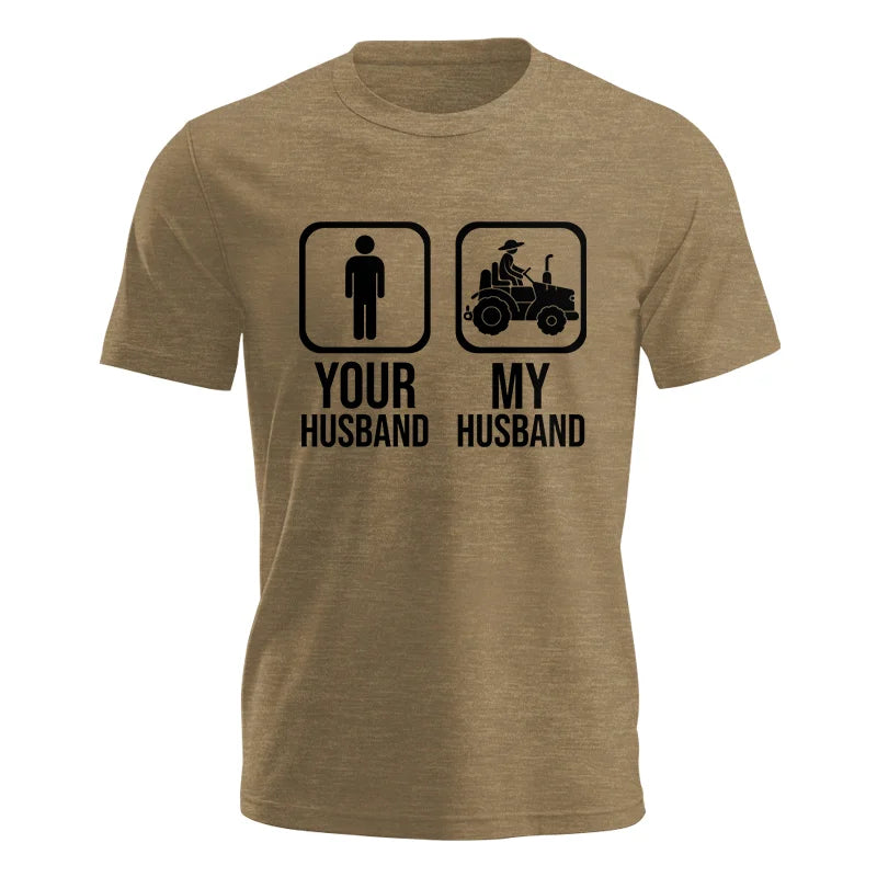 My Husband Is Cooler Than Yours Funny Farm Tractor 2 - Unisex Jersey Short Sleeve Tee