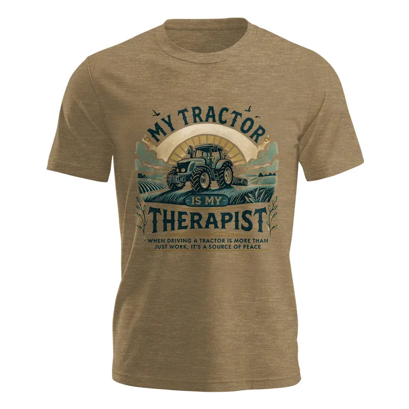 My Tractor Is My Therapist - Unisex Jersey Short Sleeve Tee