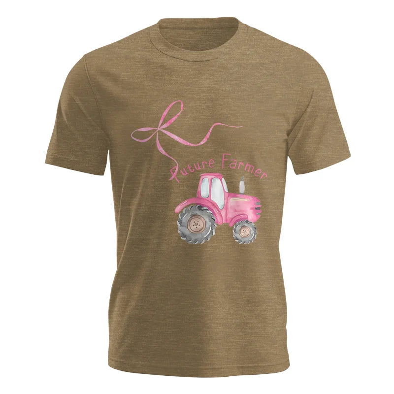 Pink Bow Cute Tractor - Unisex Jersey Short Sleeve Tee