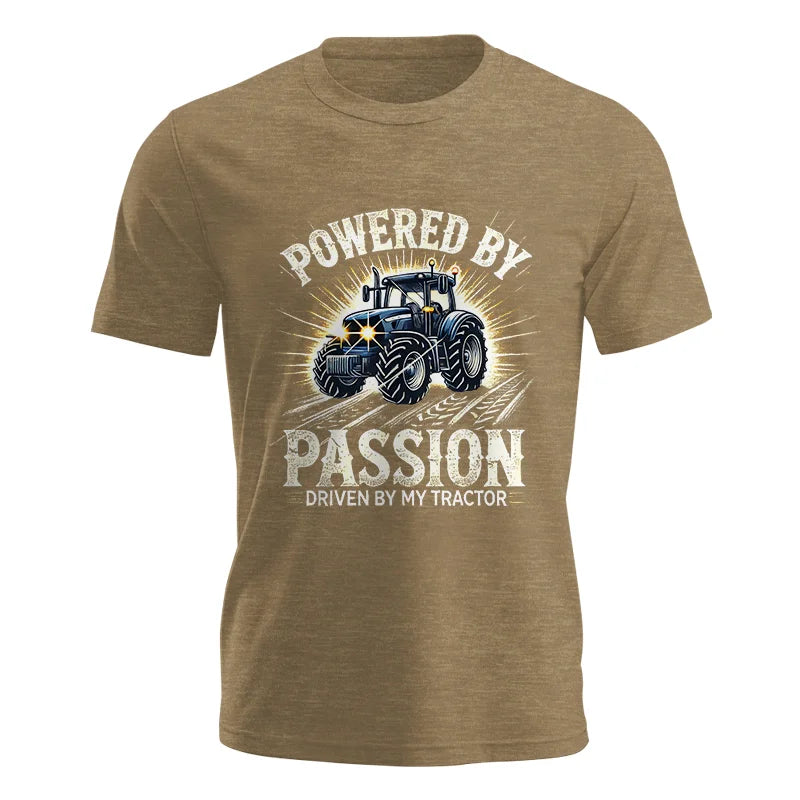 Powered By Passion Driven By My Tractor - Unisex Jersey Short Sleeve Tee