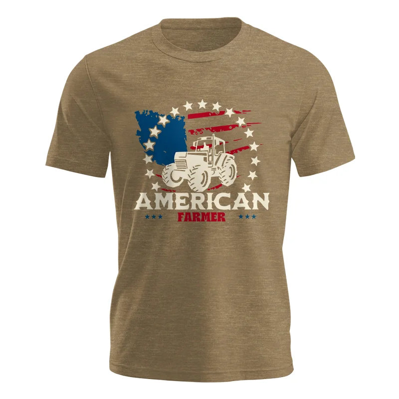 Proud To Be An American Farmer Citizen Veteran - Unisex Jersey Short Sleeve Tee