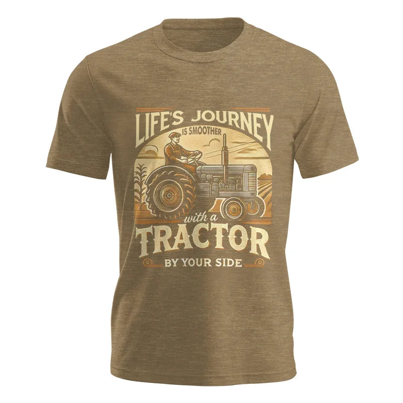 Smoother With A Tractor By Your Side - Unisex Jersey Short Sleeve Tee