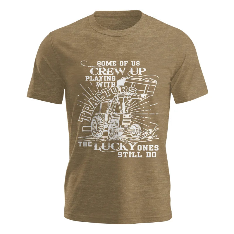 Image of Some Of Us Grew Up Playing With Tractors 1 - Unisex Jersey Short Sleeve Tee