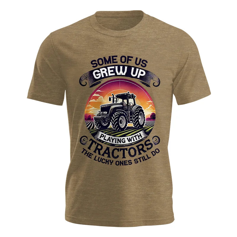 Some Of Us Grew Up Playing With Tractors 4 - Unisex Jersey Short Sleeve Tee