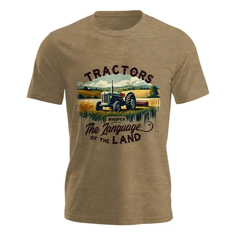 Tractors Whisper The Language Of The Land 2 - Unisex Jersey Short Sleeve Tee