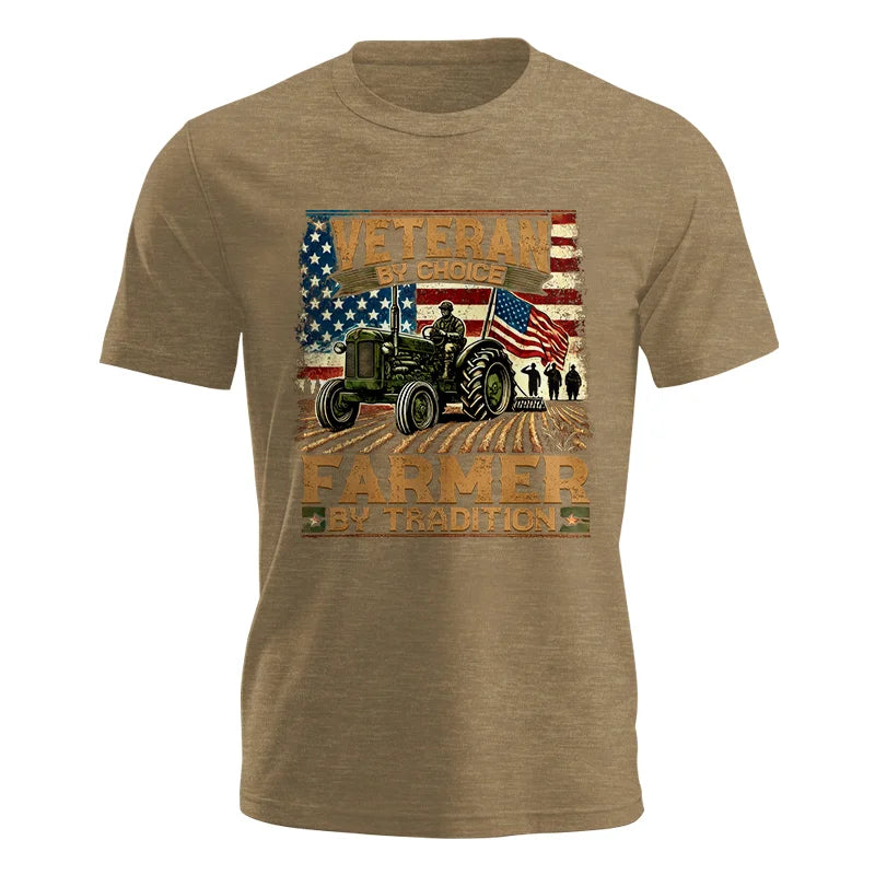 Veteran Farmer Veteran By Choice_Farmer By Tradition - Unisex Jersey Short Sleeve Tee