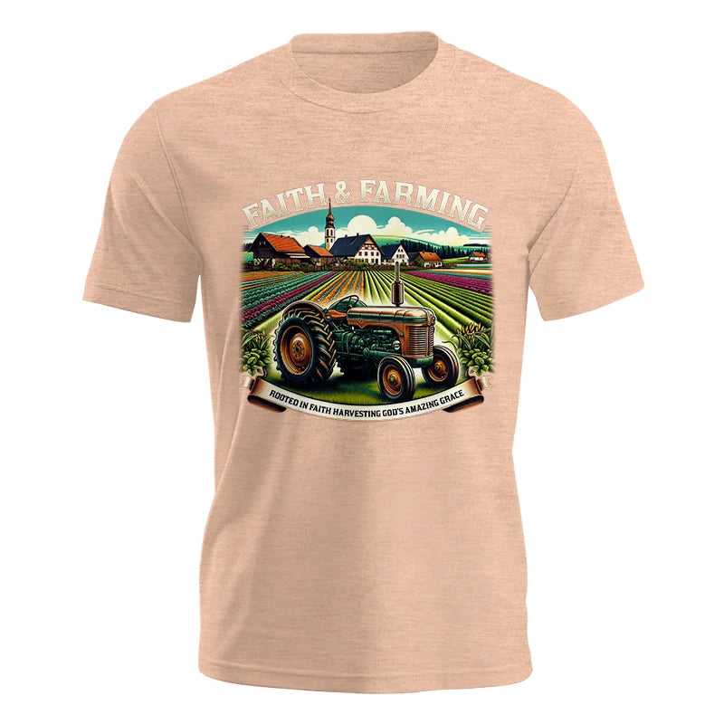 Image of Faith And Farming 4 - Unisex Jersey Short Sleeve Tee