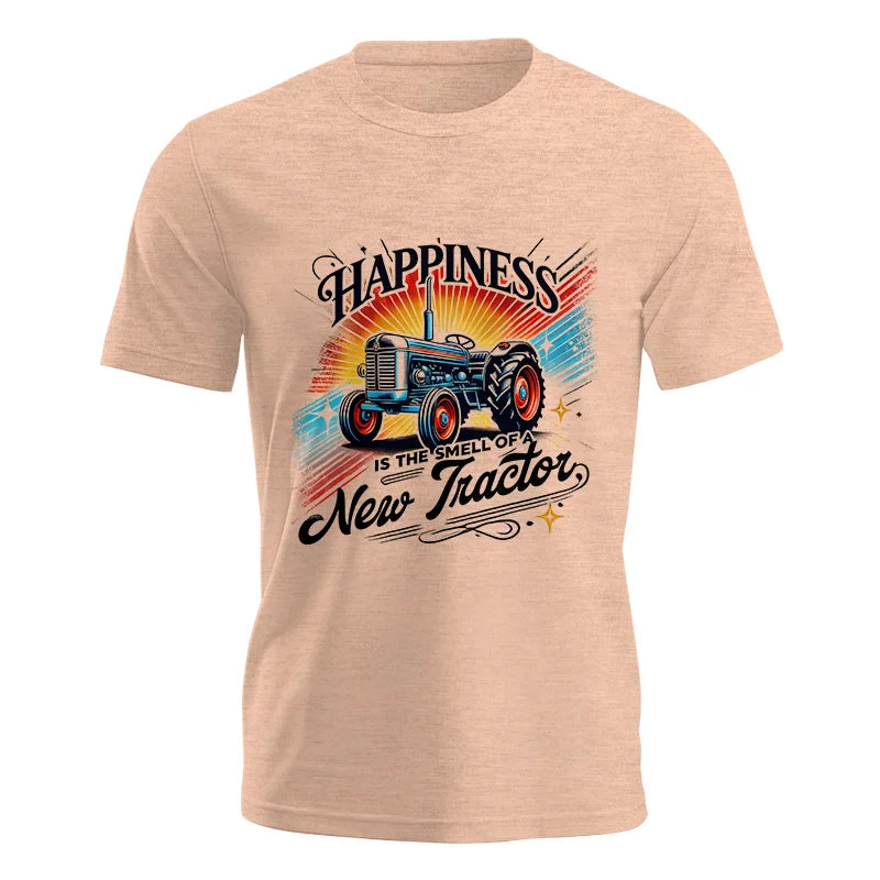 Happiness Is The Smell Of A New Tractor - Unisex Jersey Short Sleeve Tee