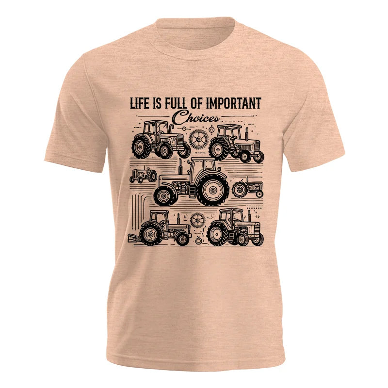 Image of Life Is Full Of Important Choices - Unisex Jersey Short Sleeve Tee