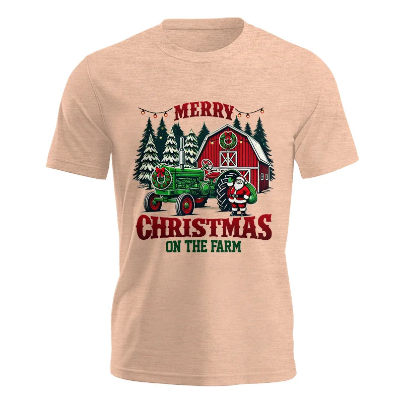 Merry Christmas On The Farm 3 - Unisex Jersey Short Sleeve Tee