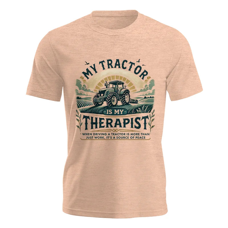 My Tractor Is My Therapist - Unisex Jersey Short Sleeve Tee