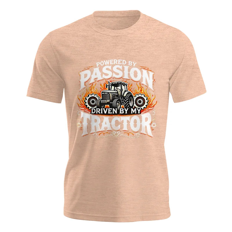 Powered By Passion Driven By My Tractor 1 - Unisex Jersey Short Sleeve Tee