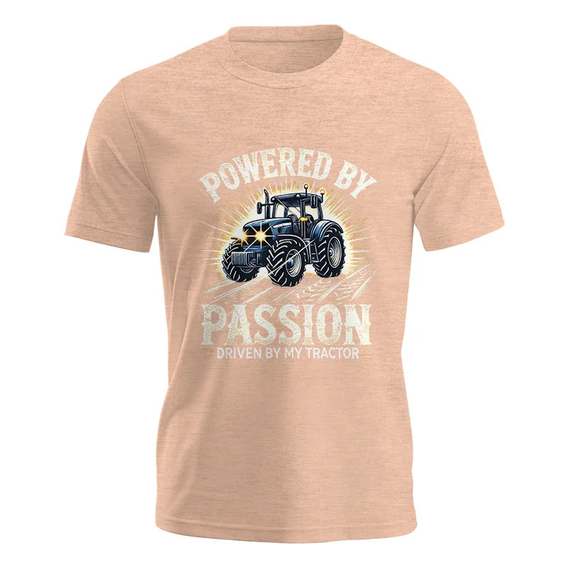 Powered By Passion Driven By My Tractor - Unisex Jersey Short Sleeve Tee