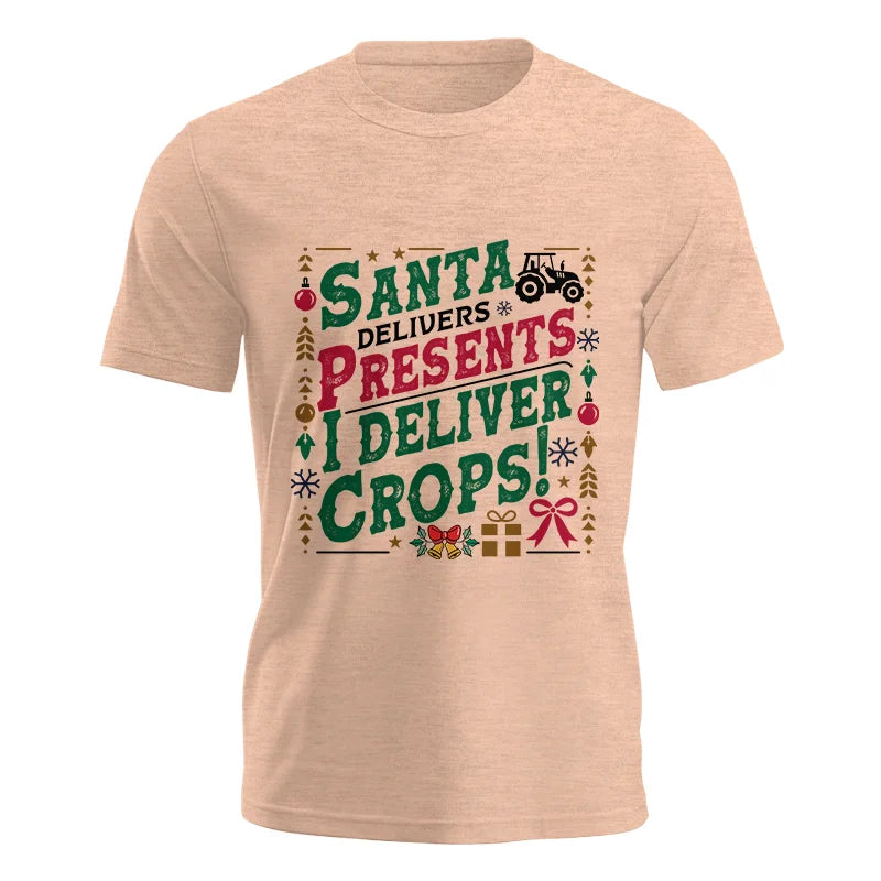 Santa Deliver Present I Deliver Crops! - Unisex Jersey Short Sleeve Tee