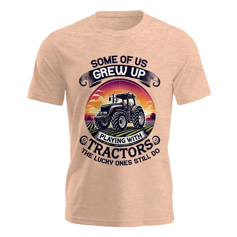 Some Of Us Grew Up Playing With Tractors 4 - Unisex Jersey Short Sleeve Tee