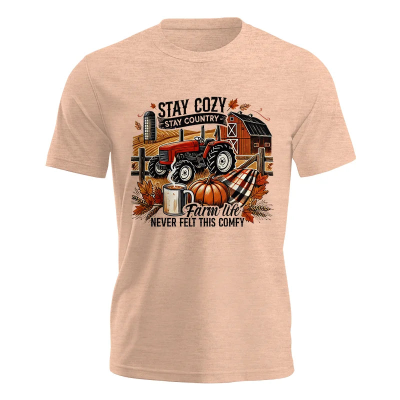 Stay Cozy_Stay Country_Farm Life Never Felt This Comfy - Unisex Jersey Short Sleeve Tee