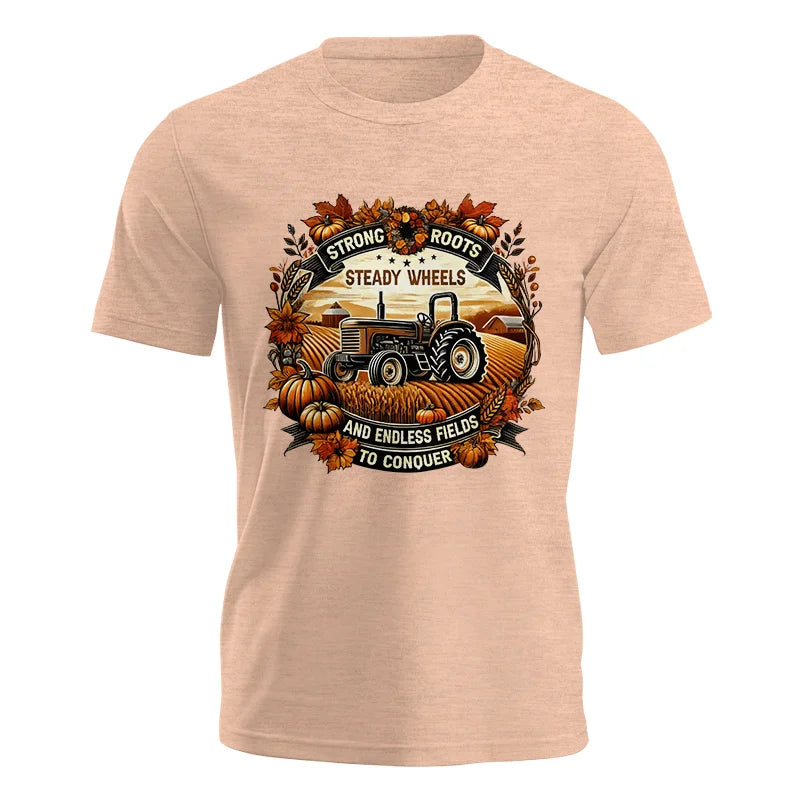 Image of Thanksgiving Farmer Endless Fields To Conquer 1 - Unisex Jersey Short Sleeve Tee