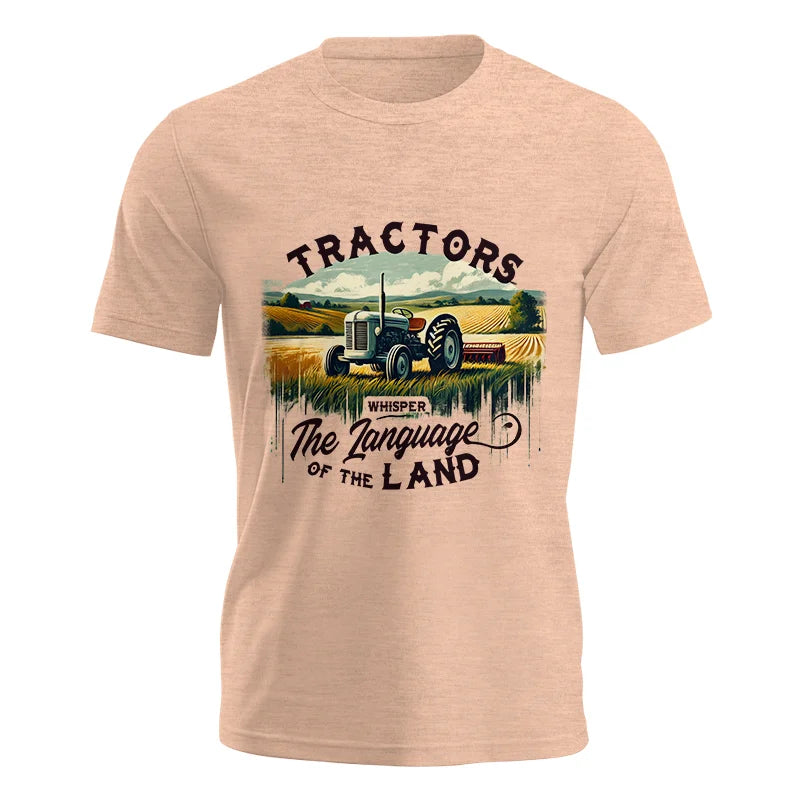 Tractors Whisper The Language Of The Land 2 - Unisex Jersey Short Sleeve Tee